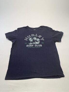 Hurley Navy Blue 'Surf Club' Short Sleeve Tee